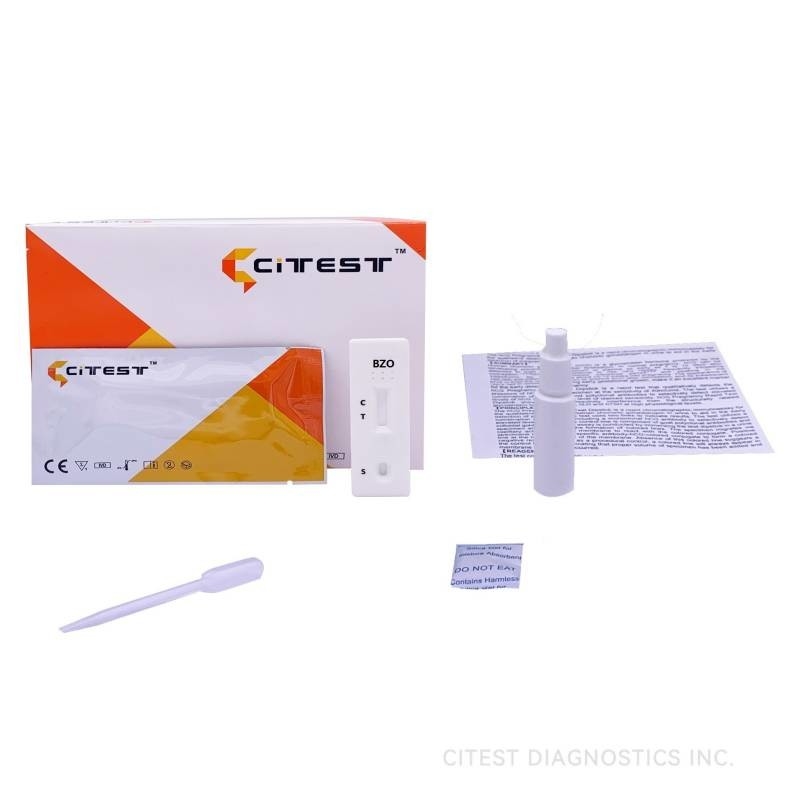Professional Benz/odiazepines BZO Urine Test 10T to 50T Drug Abuse Test Kit
