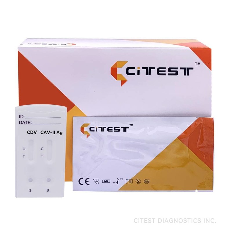 CDV CAV II CIV Antigen Combo Rapid Test Cassette Secretions Canine