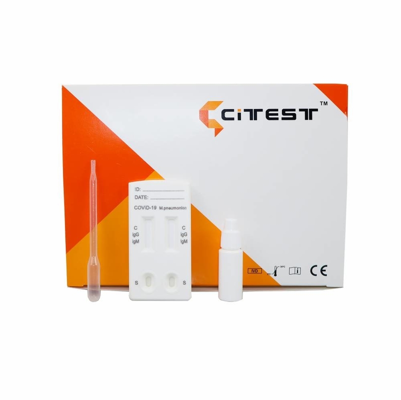 COVID19 And M. Pneumoniae IgG IgM Combo Rapid Test WB / S / P Specimen