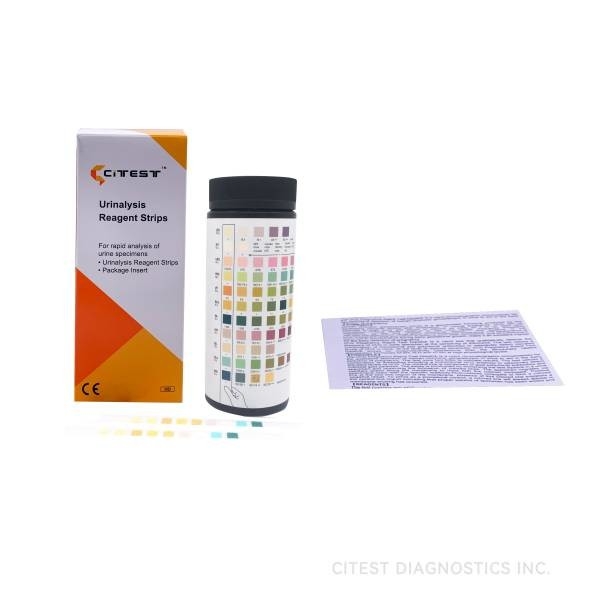 Citest Dipstick Biochemistry Test Kit Urinalysis Reagent Strips 100T