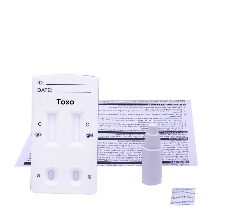Toxo IgG IgM Combo Rapid Test Cassette IgM Anti Toxoplasma Gondii IgG Anti T Gondii